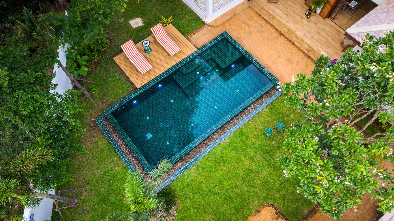 Aerial view of Baan SaranTaya